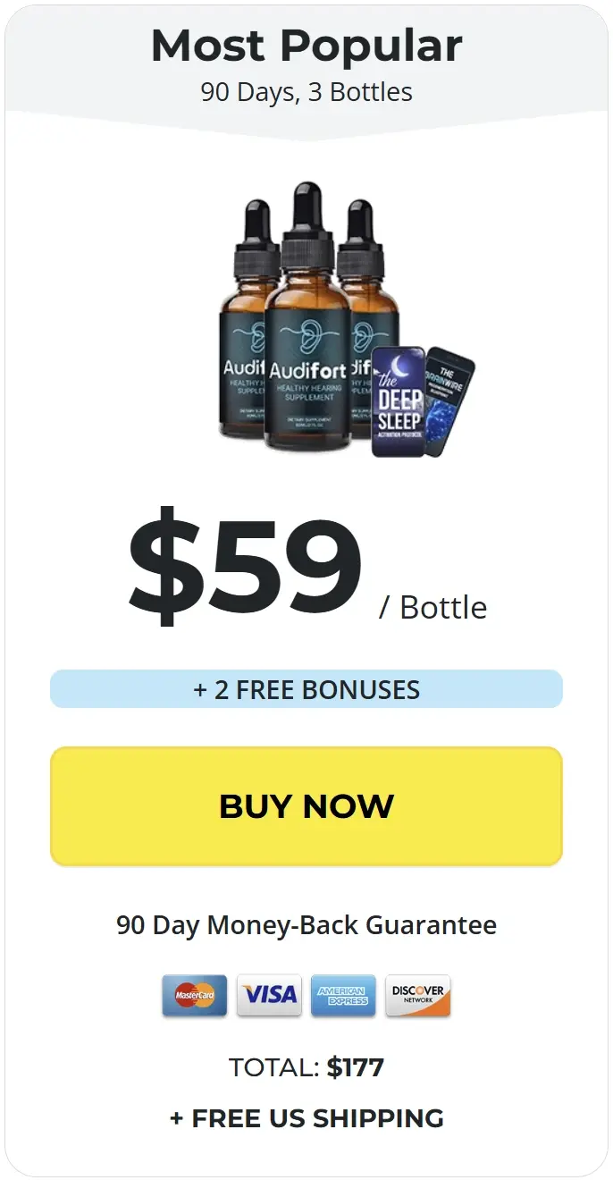 AudiFort - 3 Bottles Pricing